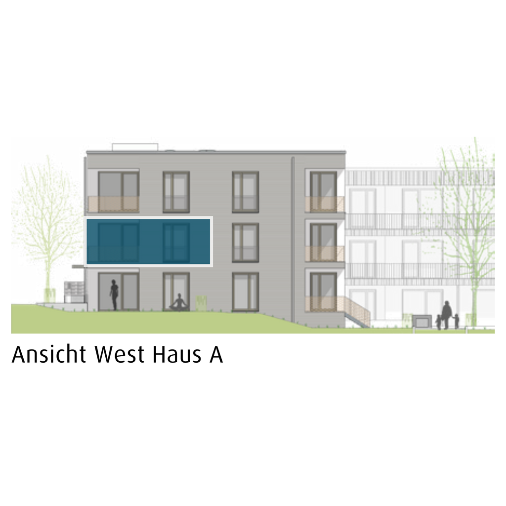 2-Zimmer-Wohnung in Köngen mit 41,07 m² inkl. Balkon (A.04)