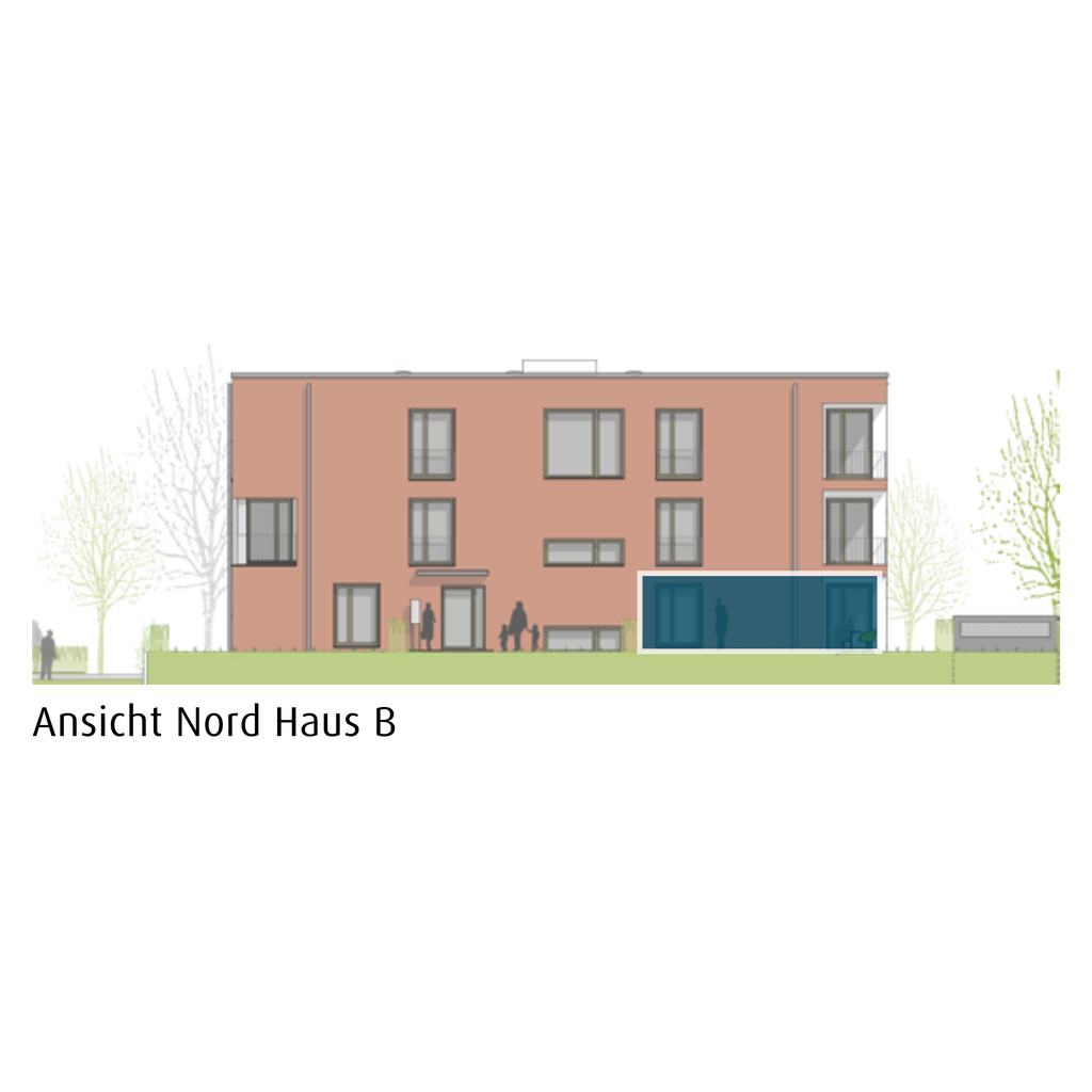 2-Zimmer-Wohnung in Köngen mit 41,11 m² inkl. Terrasse & Garten (B.01)