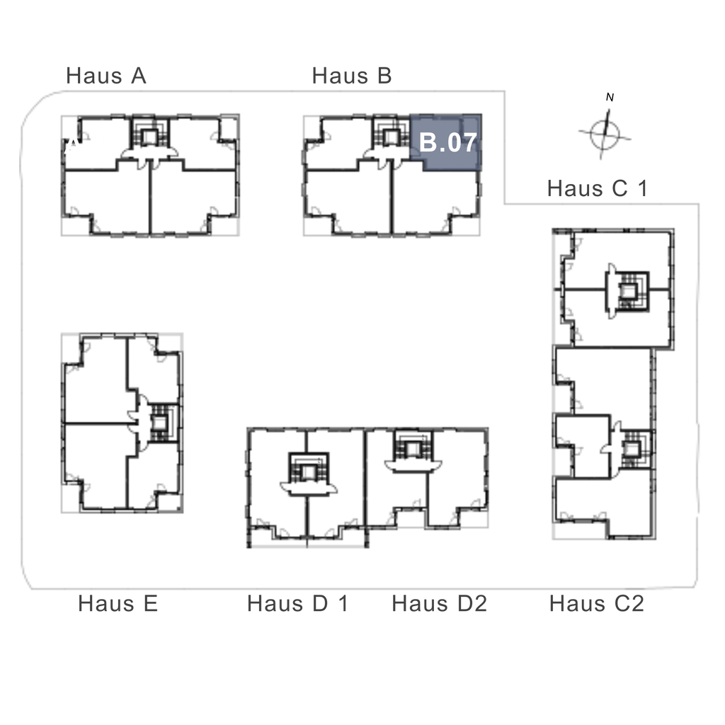 2-Zimmer-Wohnung in Köngen mit ca. 40,84 m² inkl. Balkon (B.07)