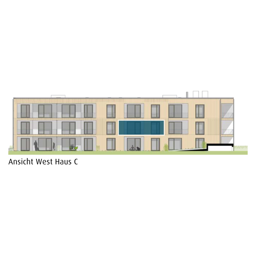 2-Zimmer-Wohnung in Köngen mit 39,15 m² inkl. Balkon (C2.08)
