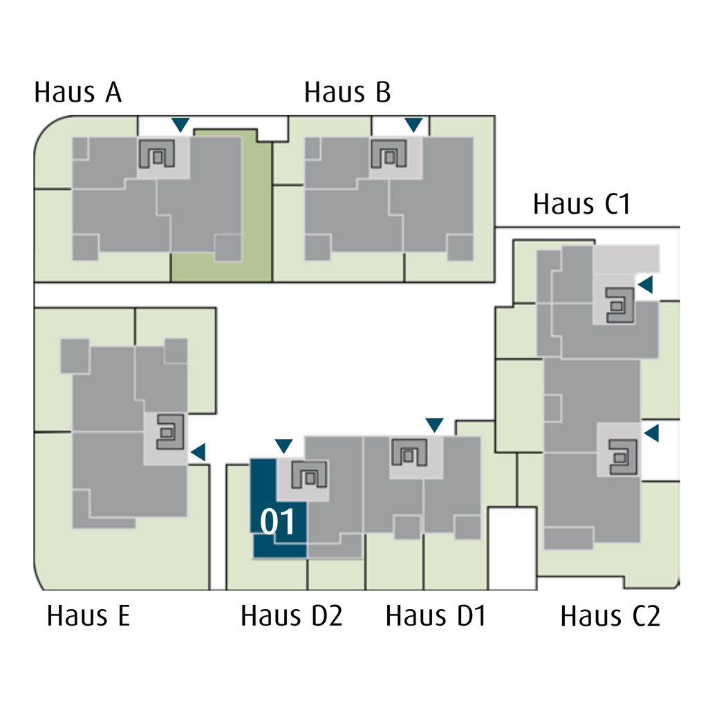 2-Zimmer-Wohnung in Köngen mit 48,47 m² inkl. Balkon (D2.01)
