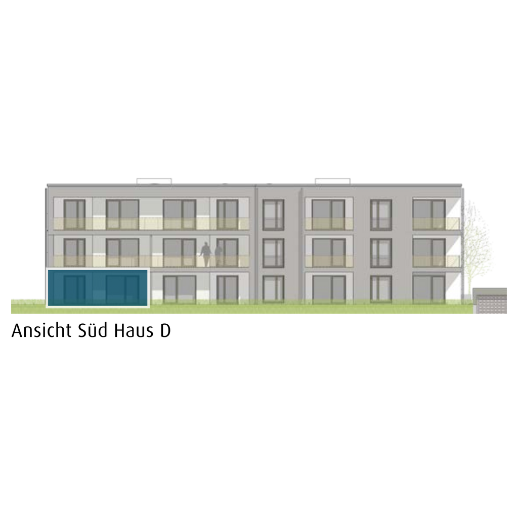 2-Zimmer-Wohnung in Köngen mit 48,47 m² inkl. Balkon (D2.01)
