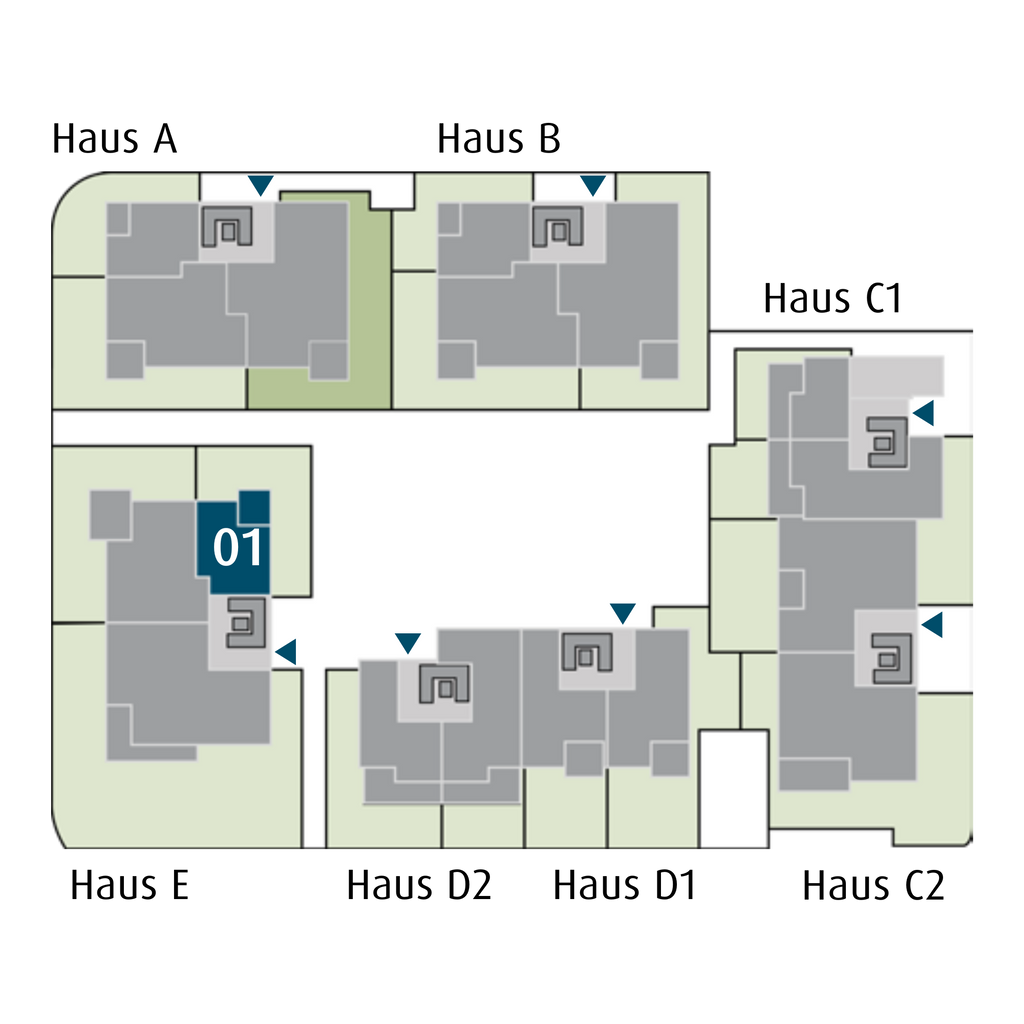 2-Zimmer-Wohnung in Köngen mit 41,63 m² inkl. Terrasse & Garten (E.01)