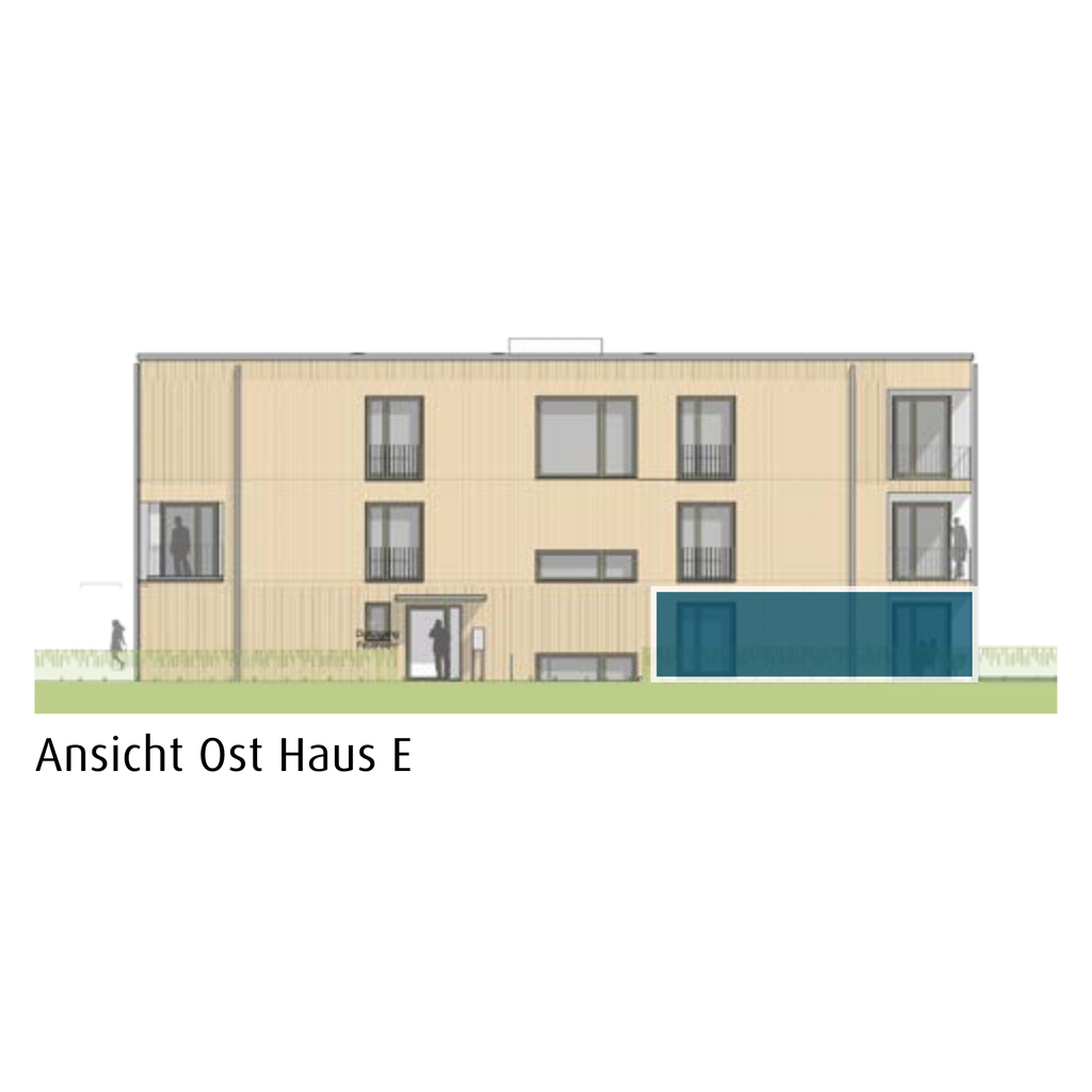 2-Zimmer-Wohnung in Köngen mit 41,63 m² inkl. Terrasse & Garten (E.01)