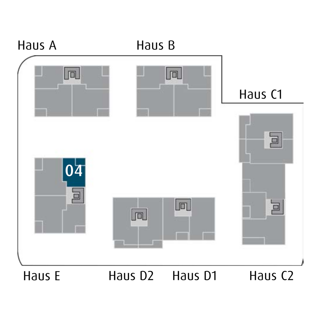 2-Zimmer-Wohnung in Köngen mit 41,80 m² inkl. Balkon (E.04)