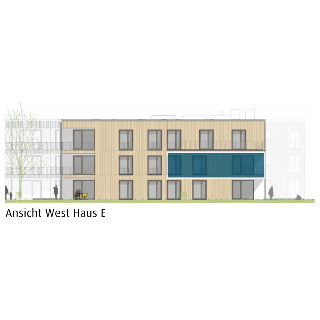 3-Zimmer-Wohnung in Köngen mit 72,52 m² inkl. Balkon (E.06)