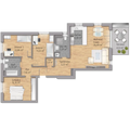 Großzügige 4-Zimmer-Wohnung mit Balkon in Winnenden-Höfen (A1.08)