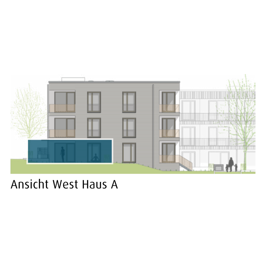 2-Zimmer-Gartenwohnung in Köngen 41,24 m² (A.01)