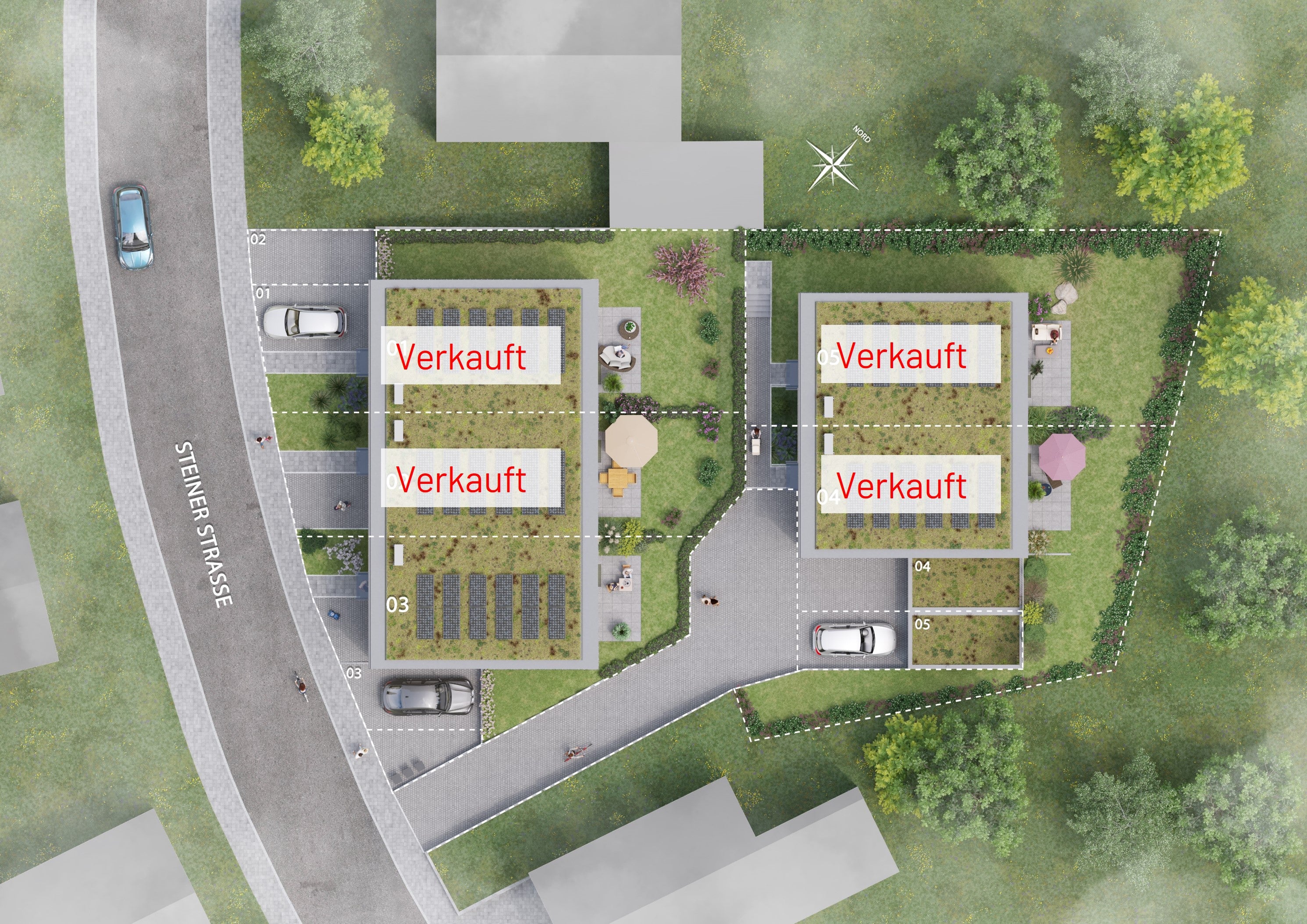 Reihenendhaus mit 133,7 m² in Walzbachtal-Wössingen