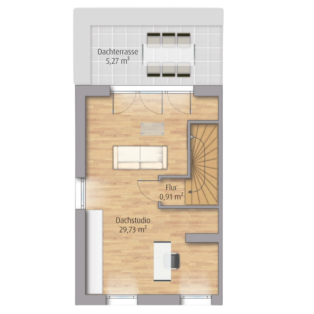 Reihenendhaus mit 124 m² in Salem